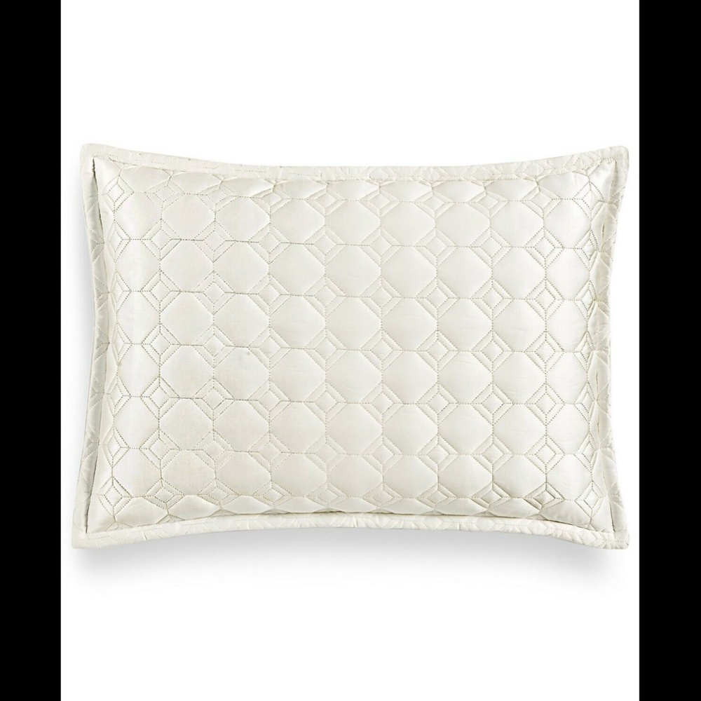 NEW Hotel Collection Alabastar Quilted (1) Standard Sham Pillow - Picture 11 of 12